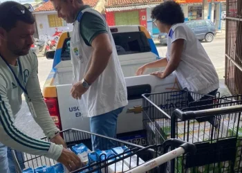 1.200  litros de leite UHT da marca Natville, de Sergipe, é apreendido em Brasília por fiscais do Procon