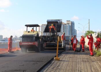 PMA inicia etapa de recapeamento asfáltico da obra da ponte Juscelino Kubitschek