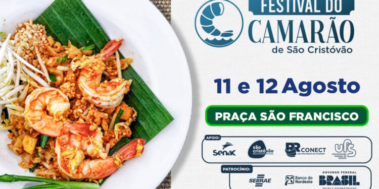 Prefeitura de São Cristóvão divulga novas datas da 1ª edição do Festival do Camarão   