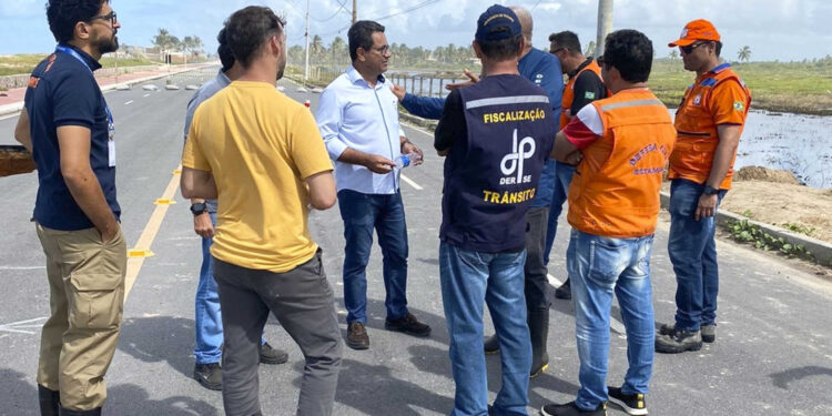 Governo de Sergipe realiza processo de contratação direta por dispensa de licitação para obra em trecho da Orla Sul