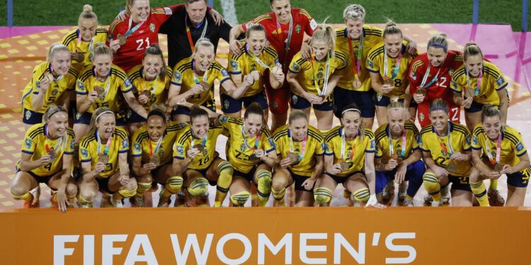 Suécia domina Austrália e garante terceiro lugar da Copa do Mundo