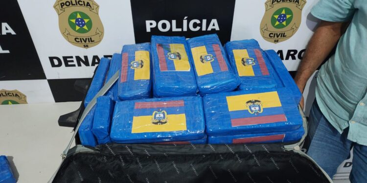Denarc apreende cerca de 100kg de cocaína em Nossa Senhora do Socorro