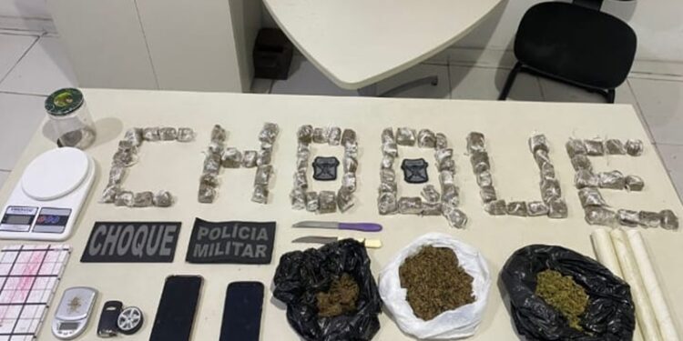 PM prende homem com mais de 1,5 kg de droga na Zona Sul da capital