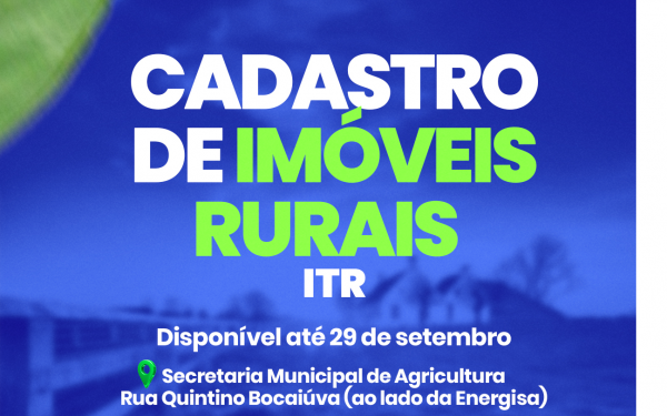 Prefeitura de Itabaiana inicia cadastro de imóveis rurais para proprietários isentos do ITR