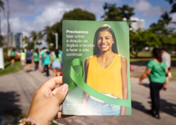 Saúde realiza caminhada em conscientização à doação de órgãos e tecidos