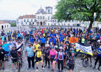 1º Passeio Ciclístico da Cidade Mãe de Sergipe reúne mais de 300 ciclistas pelas ruas de São Cristóvão