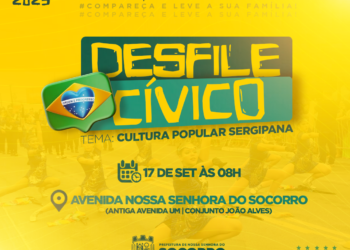 Prefeitura de Nossa Senhora do Socorro realizará o tradicional desfile cívico no próximo domingo, 17 de setembro