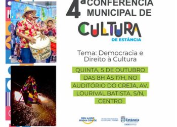 Convocação para a 4ª Conferência Municipal da Cultura em Estância/SE