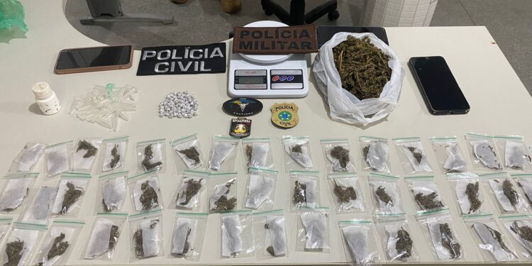 Ação conjunta prende dois suspeitos por tráfico de drogas e homicídio em Pinhão