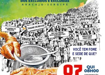 Grito dos Excluídos em Aracaju terá atividades culturais e caminhada