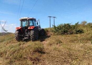 Energisa alerta sobre uso de máquinas agrícolas perto da rede elétrica