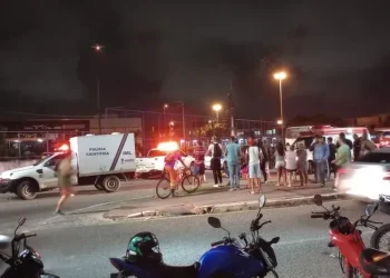Motociclista morre após se envolver em acidente com um ônibus coletivo no município de São Cristóvão