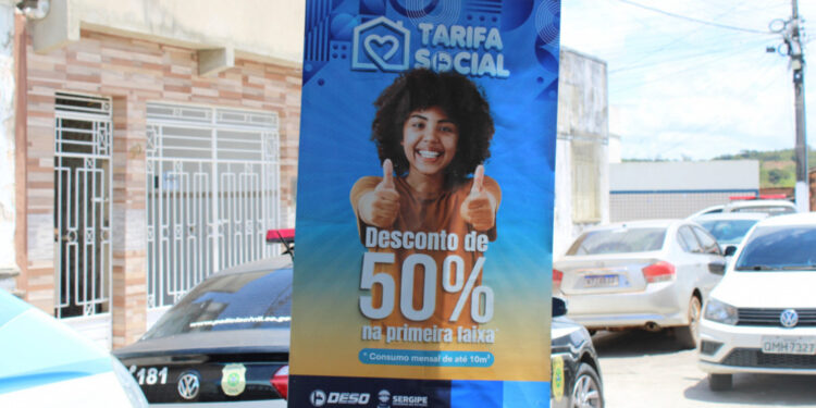 Dez mil famílias sergipanas são beneficiadas com a Tarifa Social pela Deso