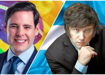 Rodrigo Valadares comemora vitória de Javier Milei na Argentina