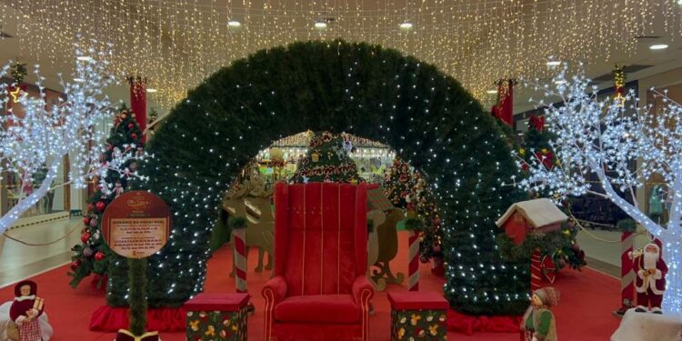 Papai Noel chega este sábado ao Shopping Prêmio, em Socorro