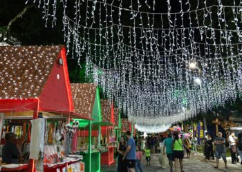 Natal Iluminado no Centro de Aracaju traz 11 milhões de pontos de luz