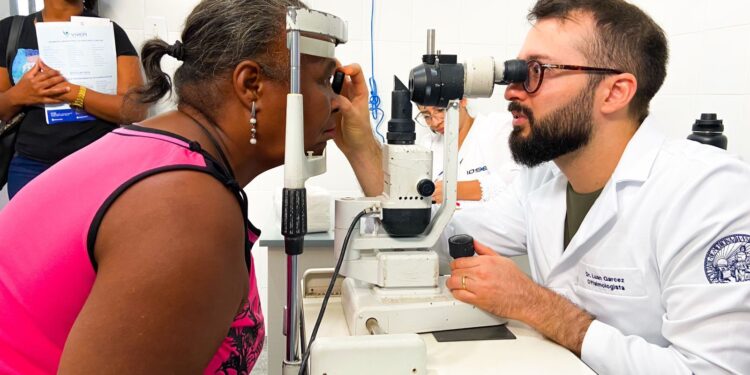 Secretaria Municipal de Saúde realiza 1º dia do mutirão para triagem de cirurgias de catarata