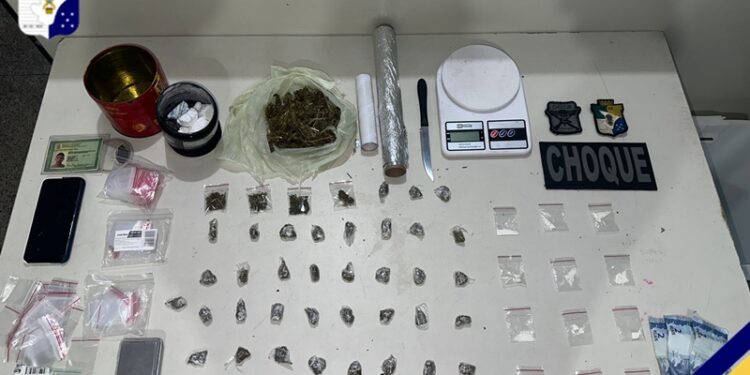 Polícia Militar flagra tráfico de drogas durante patrulhamento na Coroa do Meio