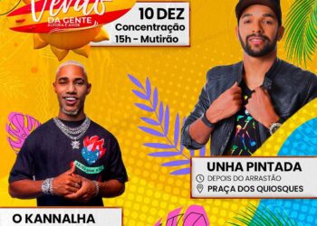 O Kannalha e Unha Pintada fazem abertura do Projeto Verão da Gente de Rosário do Catete