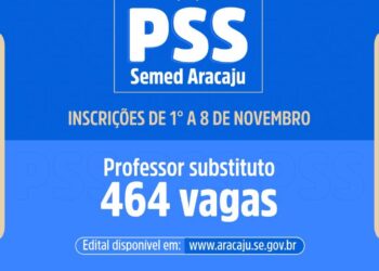 Prefeitura de Aracaju lança processo seletivo para professores substitutos