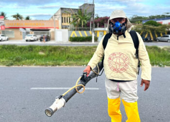 Secretaria de Saúde de São Cristóvão inicia ações de borrifação costal contra o mosquito da Dengue, Zika e Chikungunya