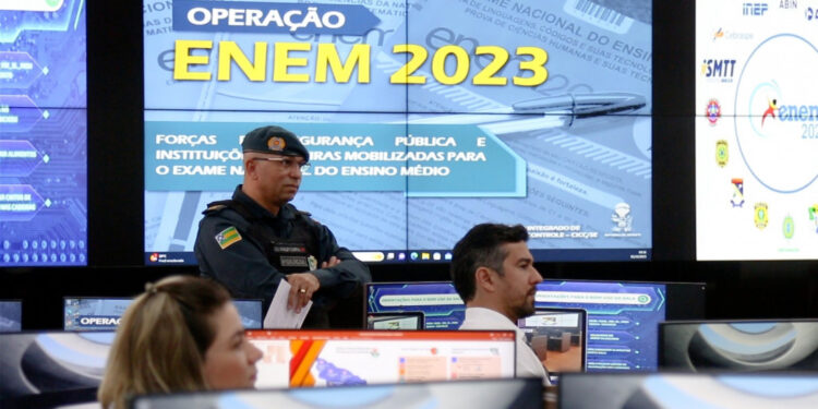 Segurança Pública prepara Centro de Comando e Controle para Operação Enem 2023