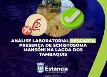 Análise Laboratorial Descarta Presença de Schistosoma Mansoni na Lagoa dos Tambaquis