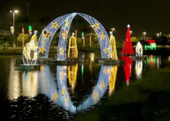 Acendimentos das luzes do Natal no Parque da Sementeira acontece nesta terça-feira