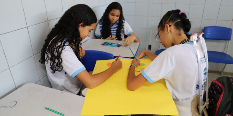 Estudantes do ensino fundamental aprovam ação de acolhimento do bairro Santa Maria