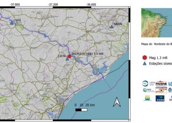 Tremor de terra é registrado em Amparo do São Francisco
