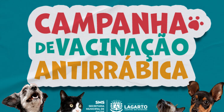 Campanha de Vacinação Antirrábica: Dia “D” acontece neste sábado nos bairros da sede do município; Confira as localidades