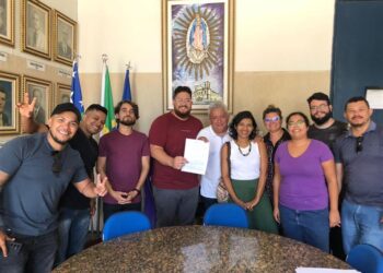 Prefeito Gilson Andrade Recebe Comissão do Fórum Audiovisual de Sergipe para Discussão da Lei Paulo Gustavo