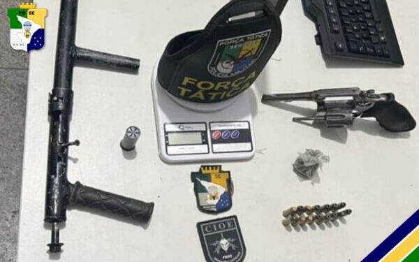 PM prende suspeito e apreende duas armas de fogo em Nossa Senhora do Socorro