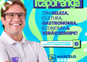 Marcelo Sobral contribui para a promoção de Itaporanga como destino com o Verão Sergipe 2024