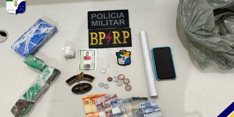 PM prende suspeito de tráfico de drogas em São Cristóvão