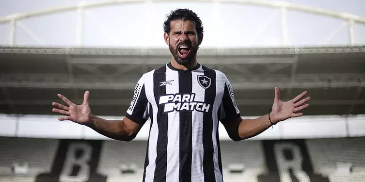 Com fim do contrato, atacante Diego Costa pode deixar o Botafogo