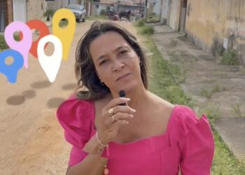 Sheyla cobra pavimentação em ruas do Bairro Jabotiana