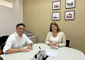 “Diálogo super positivo e engrandecedor”, afirma Fabiano Oliveira sobre encontro com a primeira-dama Érica Mitidieri