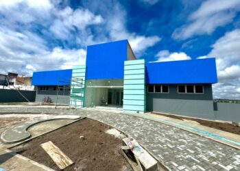 Obra de construção da UBS no Mamede Paes Mendonça está em fase de acabamento