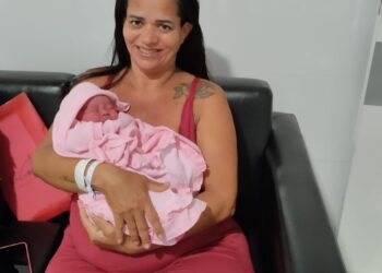 Sara é a primeira bebê nascida na Maternidade Municipal Lourdes Nogueira em 2024