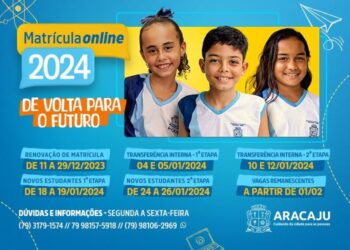 Matrícula Online 2024 começa nesta quinta, 4, com fase de transferência interna para Educação Especial