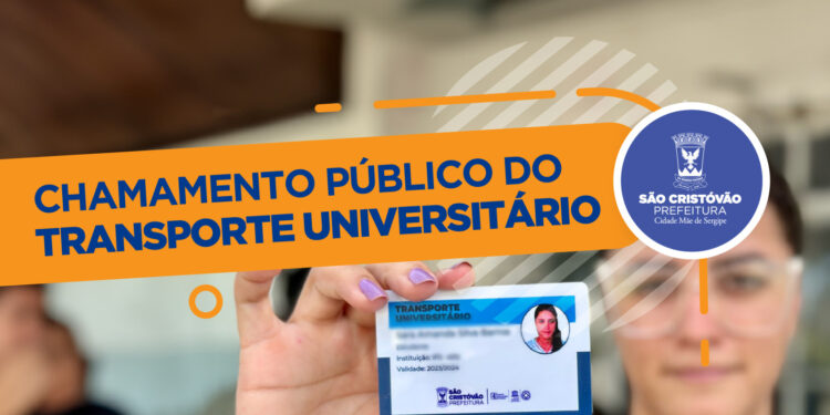Prefeitura de São Cristóvão abre cadastro para o transporte escolar universitário
