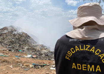 Adema fiscaliza incêndios em lixões de Lagarto e Porto da Folha