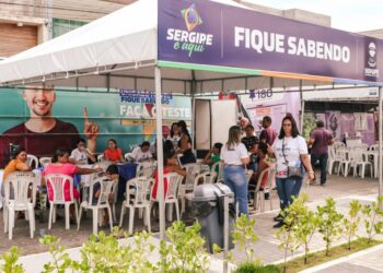 Moradores de Cumbe aproveitam os serviços da Carreta da Mulher e do Homem durante a 22ª edição do ‘Sergipe é aqui’