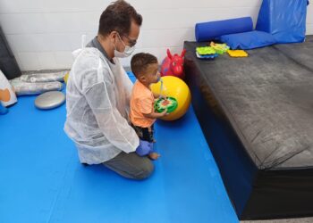 Serviço de fisioterapia do Ambulatório de Seguimento da MNSL realizou mais de 3 mil atendimentos em crianças em 2023