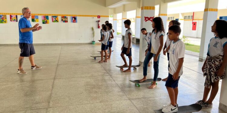 Projeto Construindo Valores é retomado com atividades esportivas nas escolas municipais