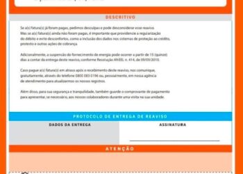 Energisa orienta sobre como identificar reaviso de débitos na conta de energia