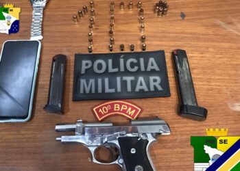 Polícia Militar prende homem e apreende arma de fogo em Nossa Senhora das Dores