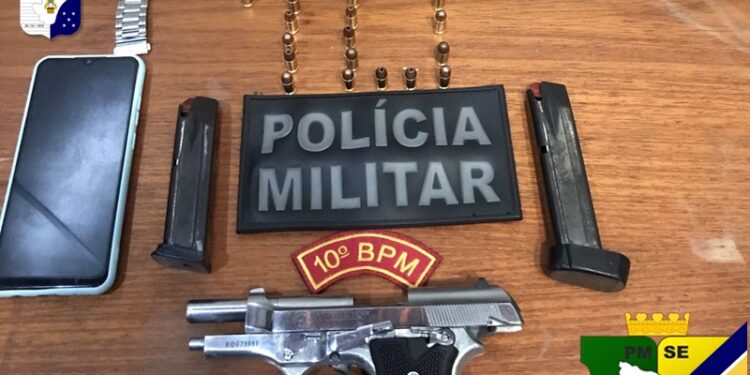 Polícia Militar prende homem e apreende arma de fogo em Nossa Senhora das Dores