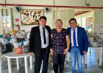 Vereador Miltinho Dantas participa da entrega de alimentos ao Same e ao asilo Rio Branco